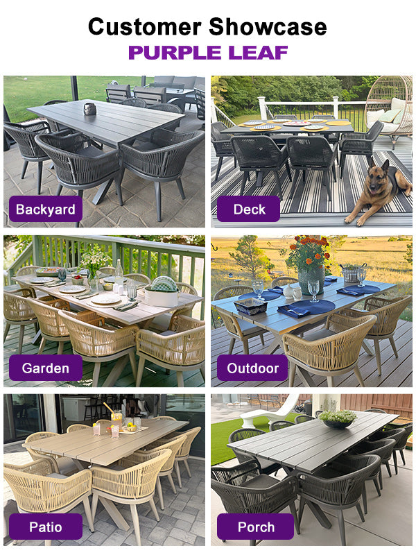 PURPLE LEAF Dining Set