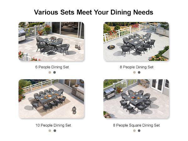 PURPLE LEAF Dining Set