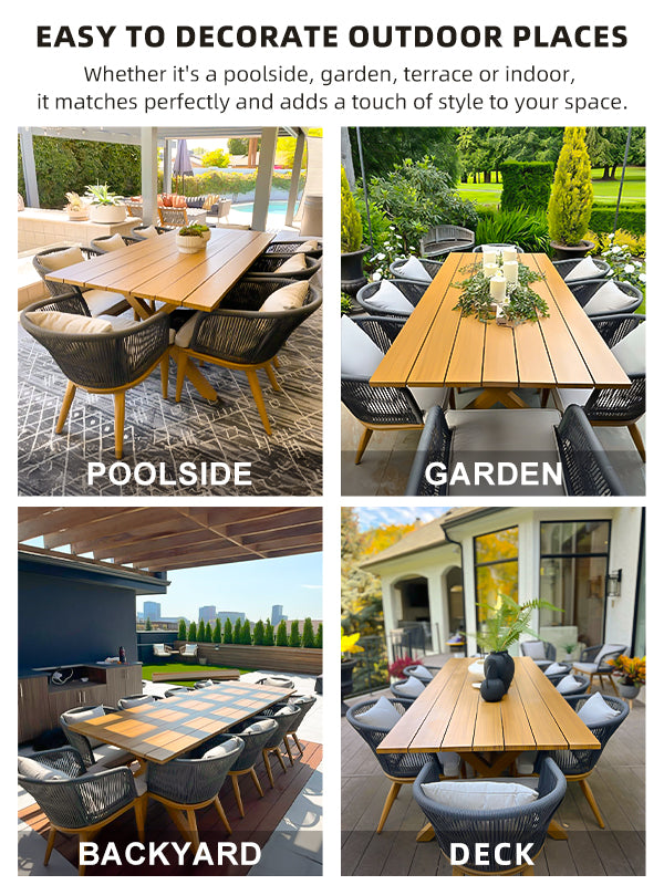 PURPLE LEAF Dining Set