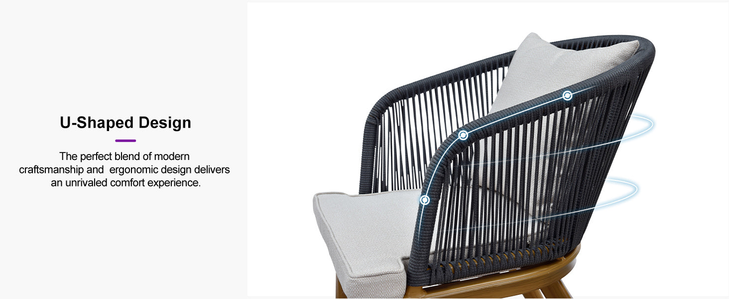 PURPLE LEAF Dining Set