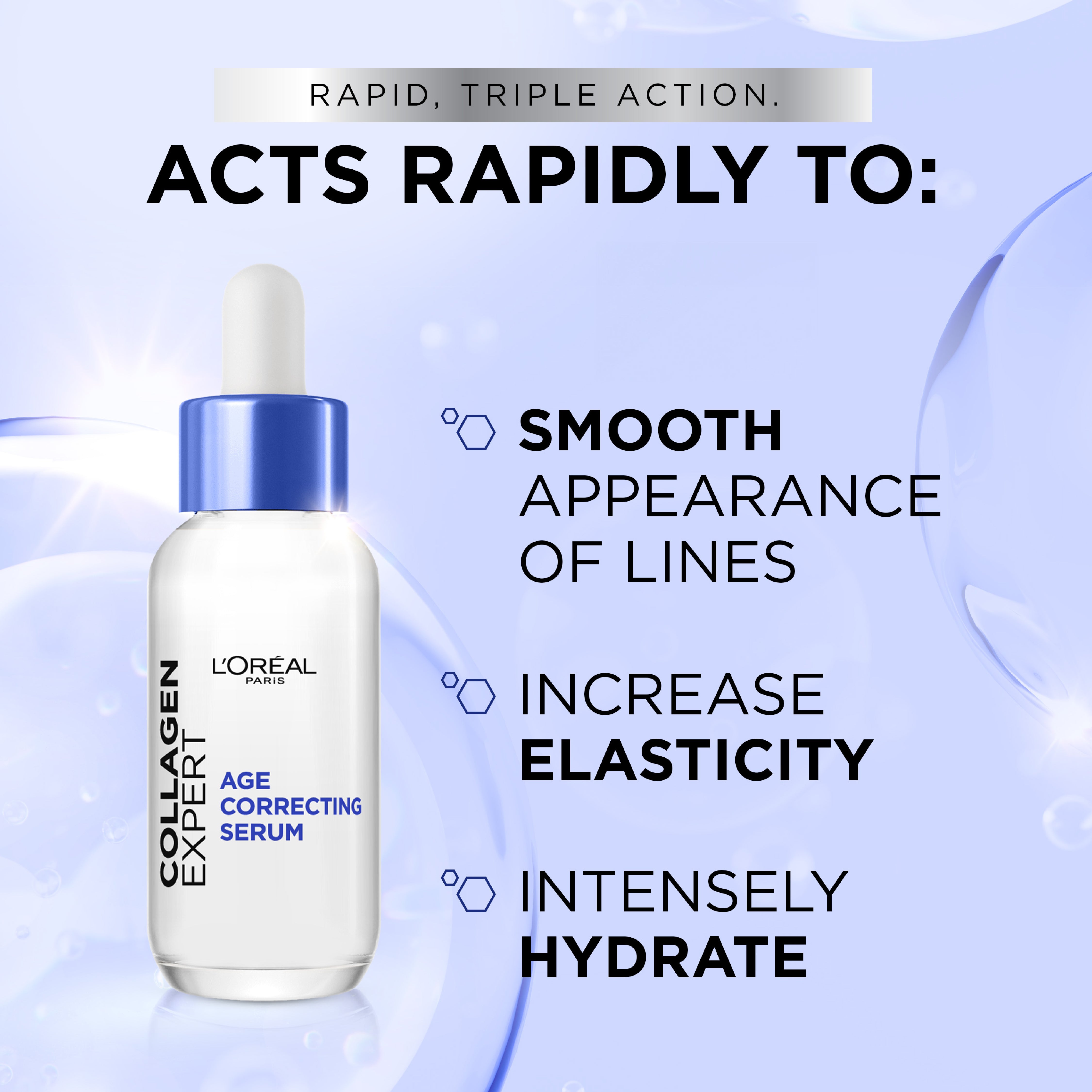 L'Orthtéal Paris Collagen Expert Age-Correcting Serum with Glycerin & Collagen Peptide Fractions