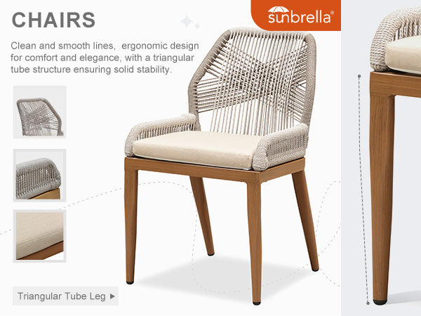 PURPLE LEAF Dining Set