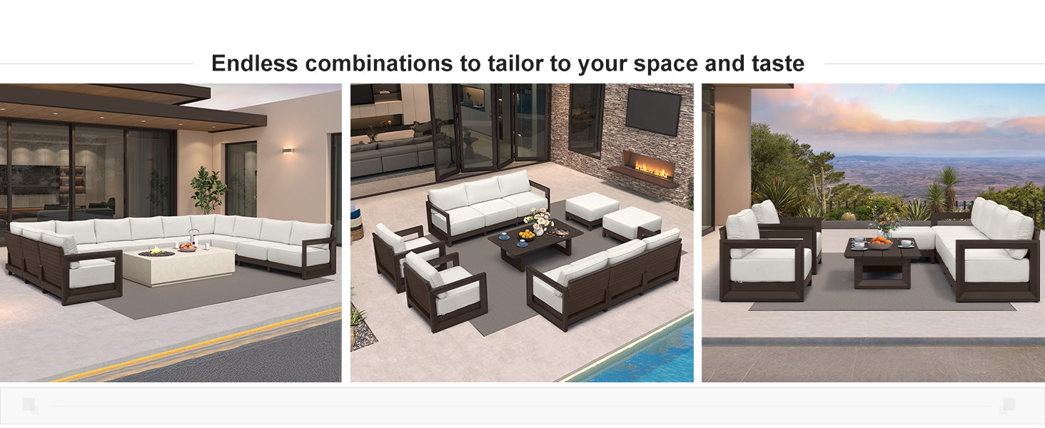 PURPLE LEAF Patio Conversation Set