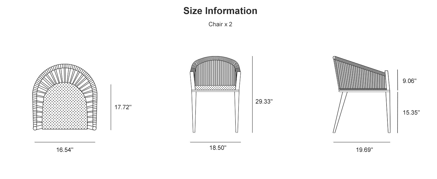 PURPLE LEAF Dining Set