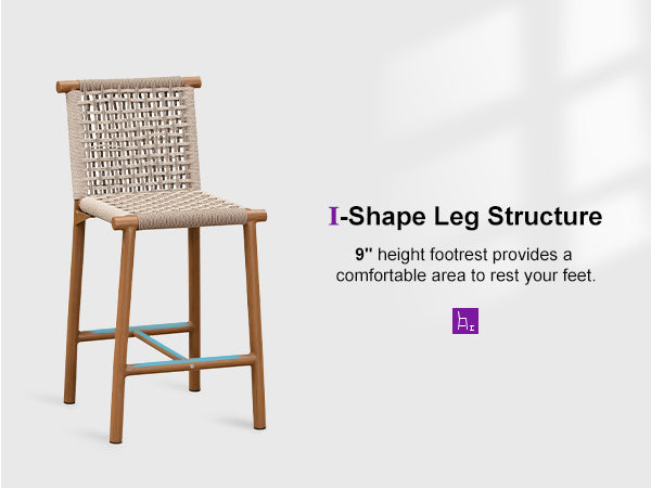 PURPLE LEAF Outdoor Bar Stools