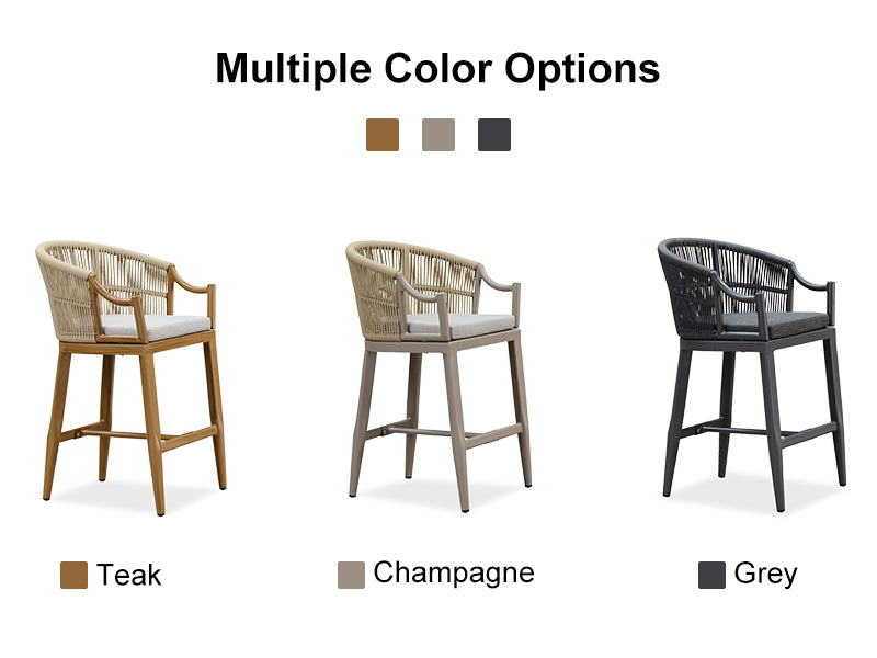 PURPLE LEAF Outdoor Bar Stools