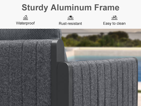 Sturdy Aluminum Frame