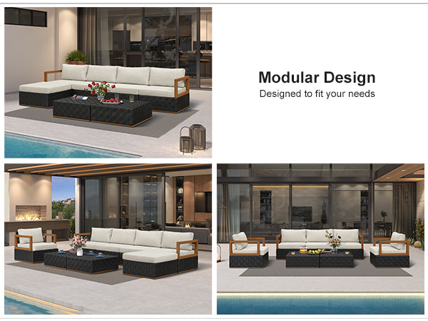 PURPLE LEAF Patio Conversation Set