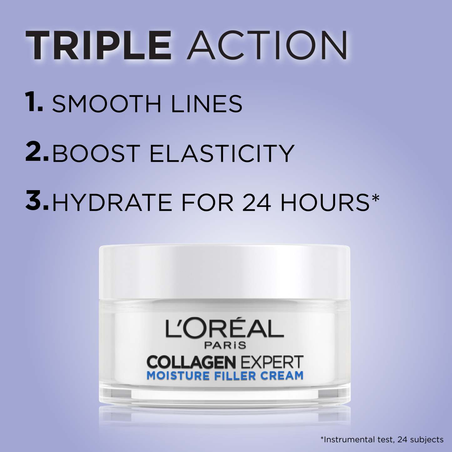 L'Orthtéal Paris Collagen Expert Moisture-Filling Cream, With Glycerin & Collagen Peptide Fractions