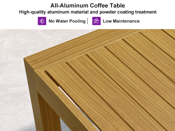 PURPLE LEAF Patio Conversation Set