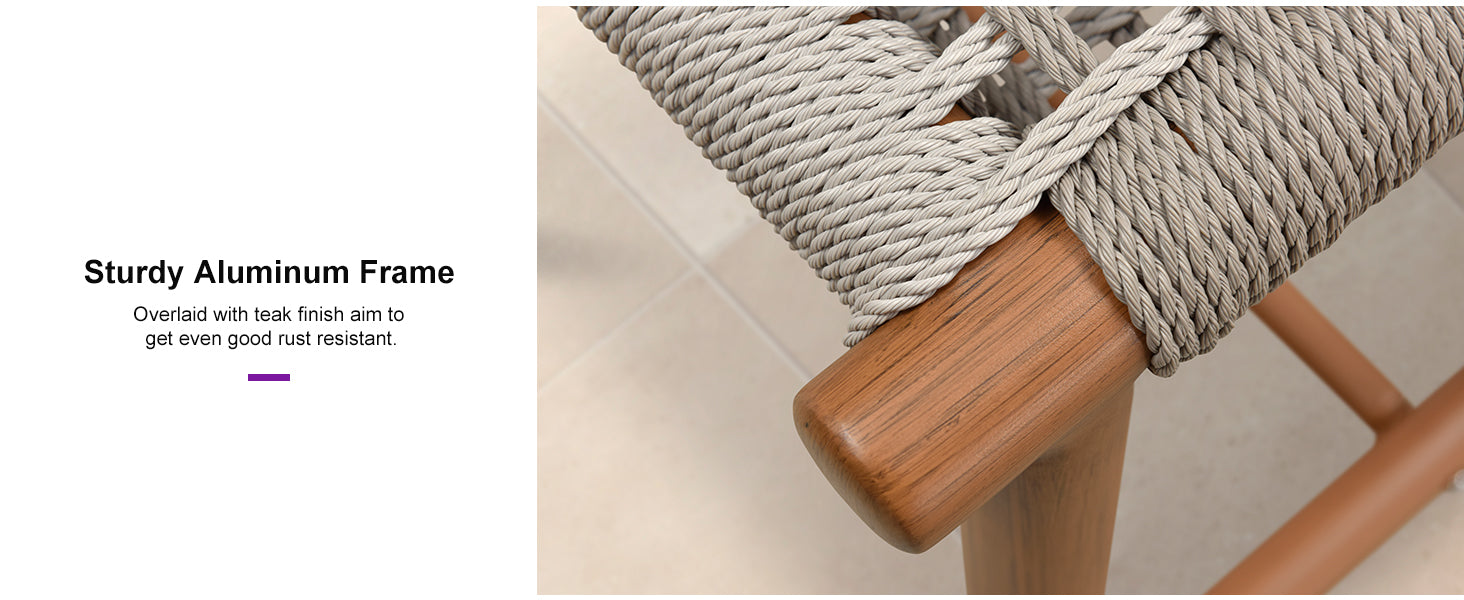 PURPLE LEAF Outdoor Bar Stools