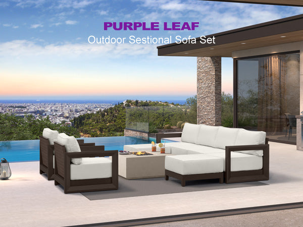 PURPLE LEAF Patio Conversation Set