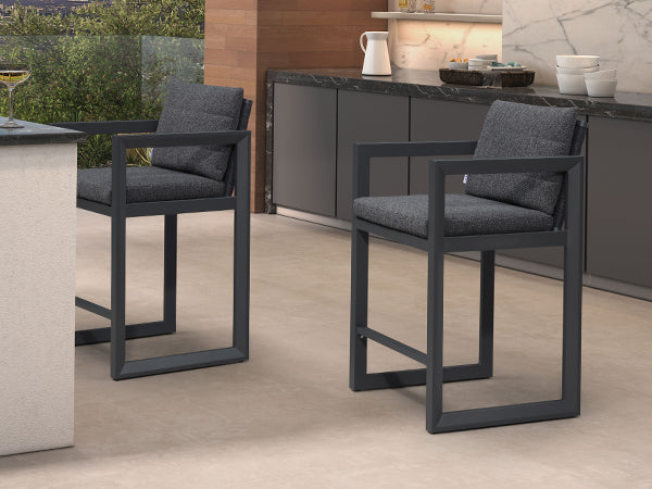 PURPLE LEAF Outdoor Bar Stools