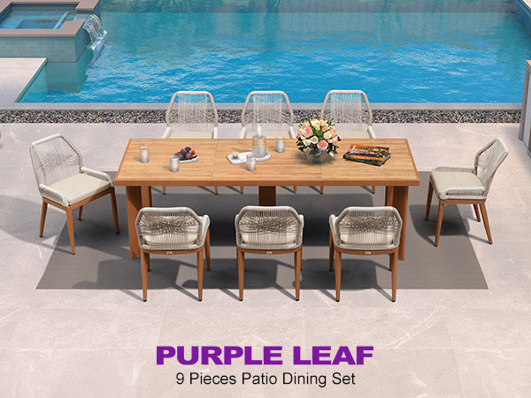 PURPLE LEAF Dining Set