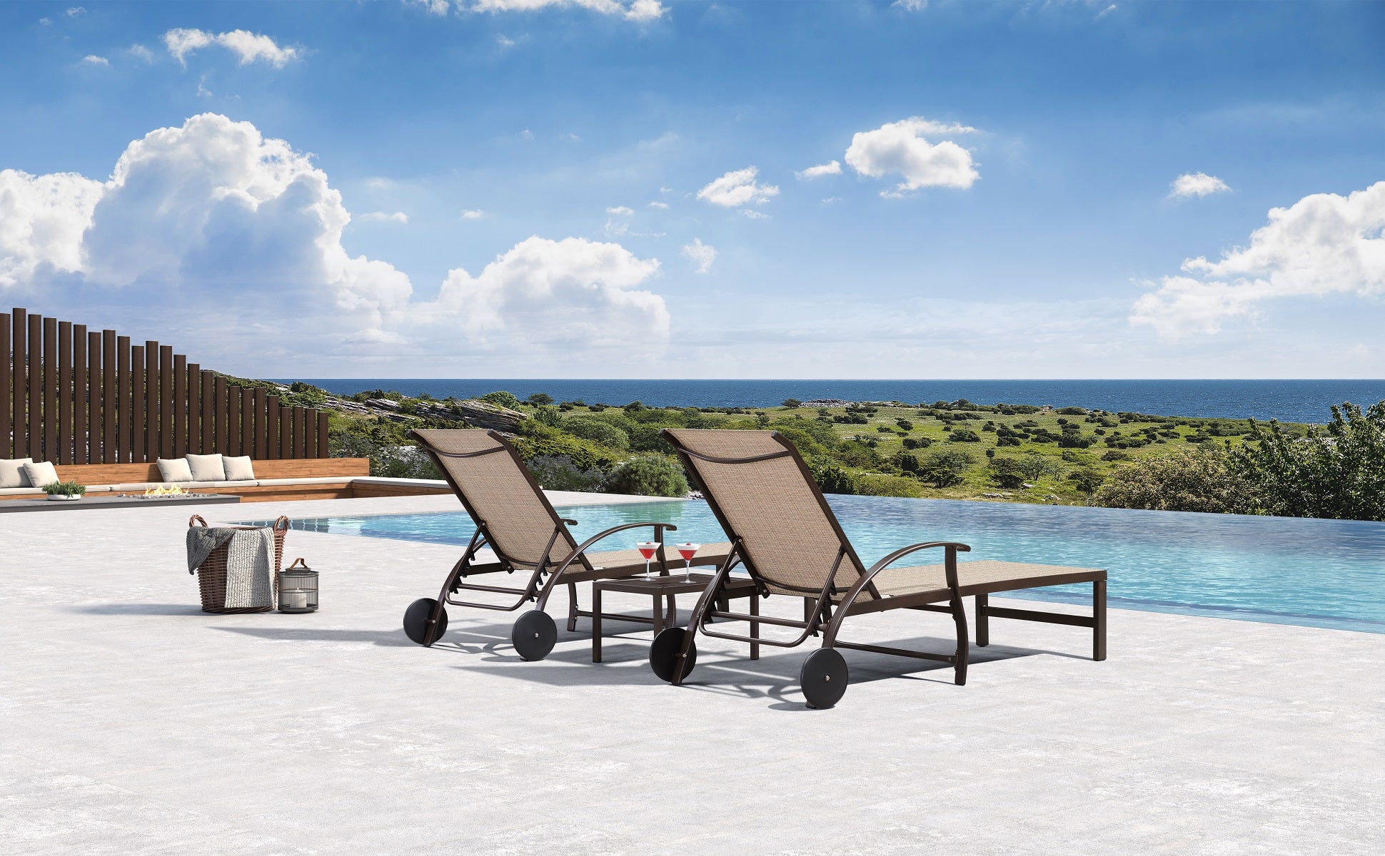 PURPLE LEAF Retractable Pergola