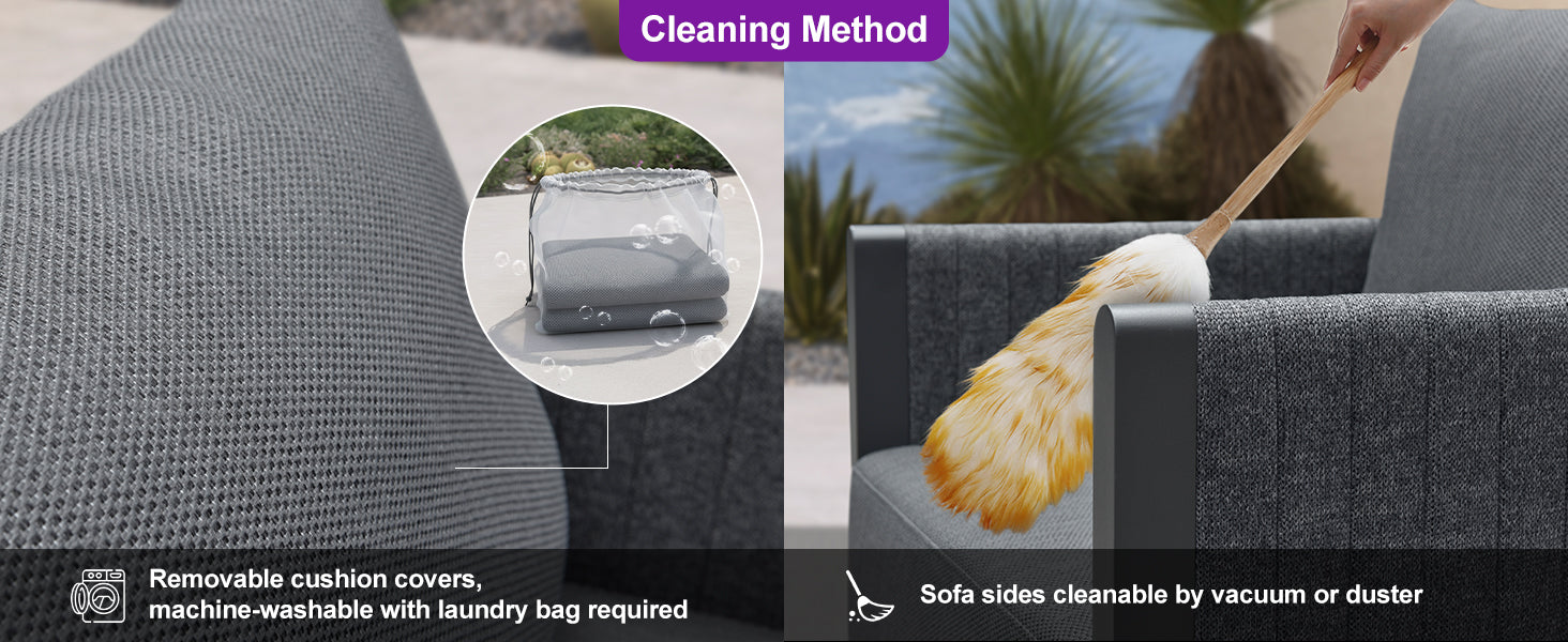 PURPLE LEAF Patio Conversation Set