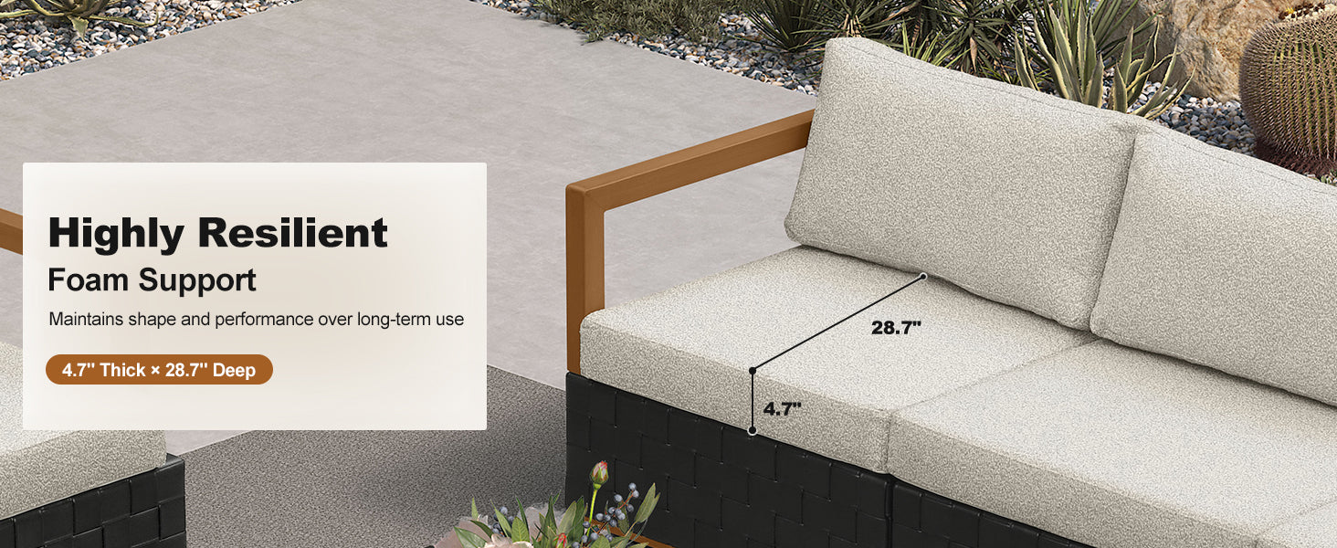 PURPLE LEAF Patio Conversation Set