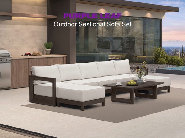 PURPLE LEAF Patio Conversation Set