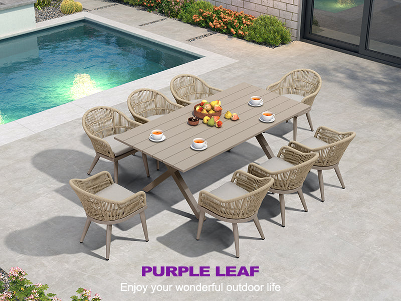 PURPLE LEAF Dining Set