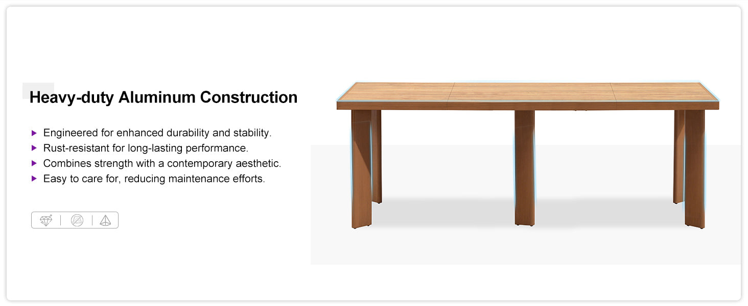 PURPLE LEAF Dining Set