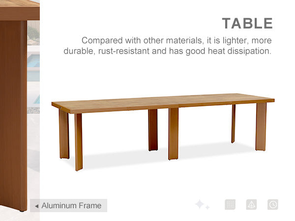 PURPLE LEAF Dining Set