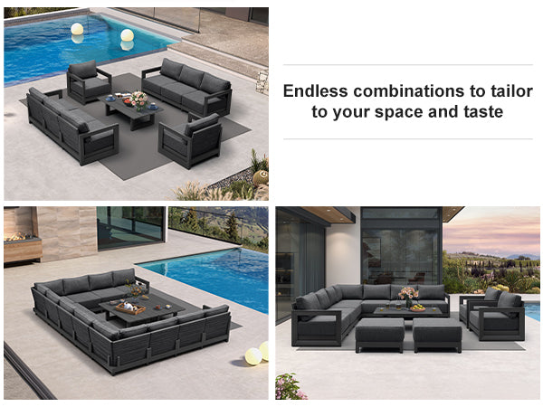 PURPLE LEAF Patio Conversation Set