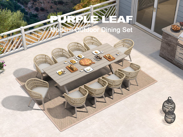 PURPLE LEAF Dining Set