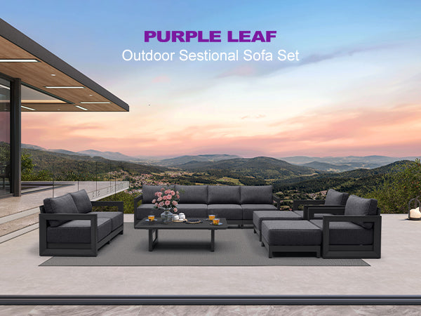 PURPLE LEAF Patio Conversation Set