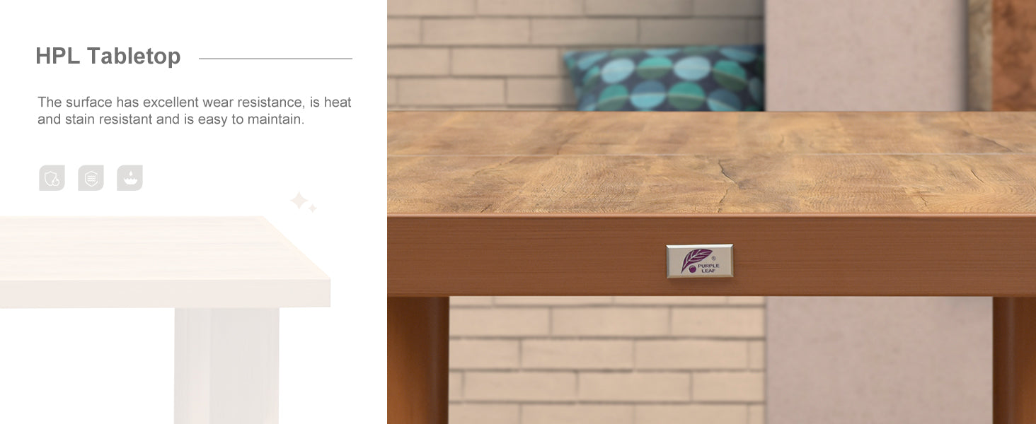 PURPLE LEAF Dining Set