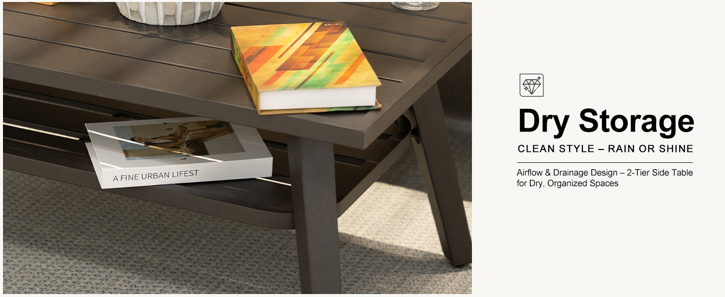 PURPLE LEAF Patio Conversation Set