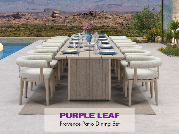 PURPLE LEAF Dining Set