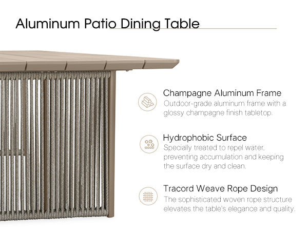 PURPLE LEAF Dining Set