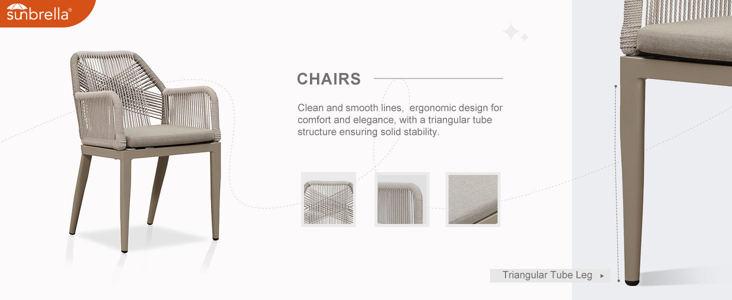 PURPLE LEAF Dining Set