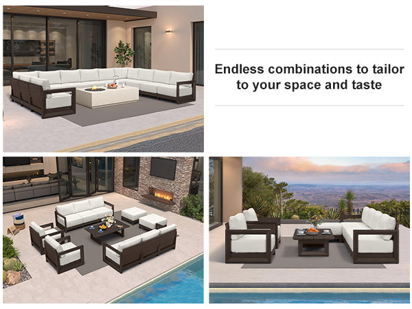 PURPLE LEAF Patio Conversation Set