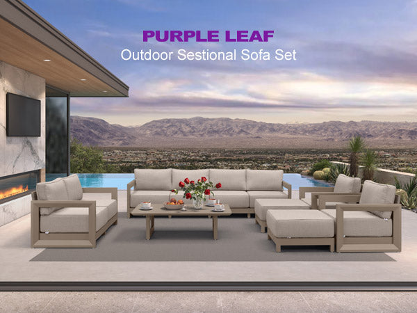 PURPLE LEAF Patio Conversation Set