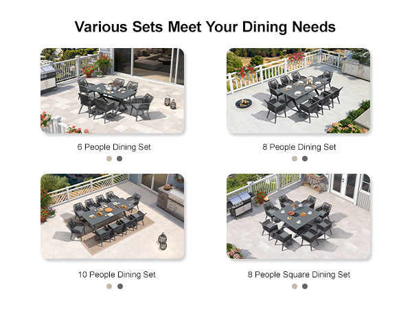 PURPLE LEAF Dining Set