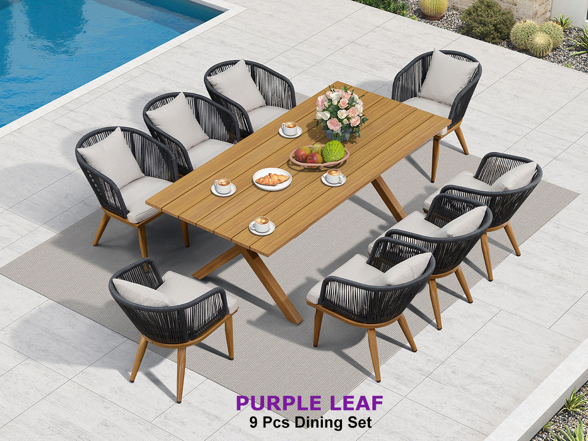 PURPLE LEAF Dining Set
