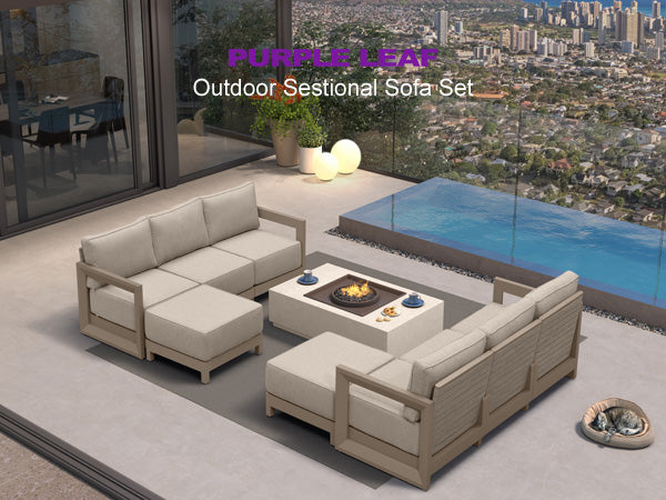 PURPLE LEAF Patio Conversation Set