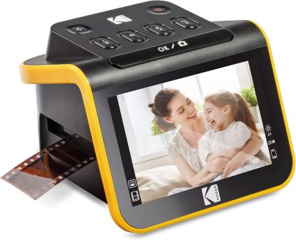 KODthtAK Slide N SCAN Film & Slide Scanner Digitizer with 5” LCD Screen, Quickly Convert Negatives & Slides to Digital 22MP JPEG Photos, Compatible with 135, 126 and 110 Film & Slides