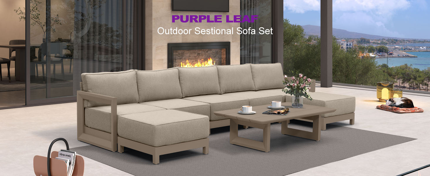 PURPLE LEAF Patio Conversation Set