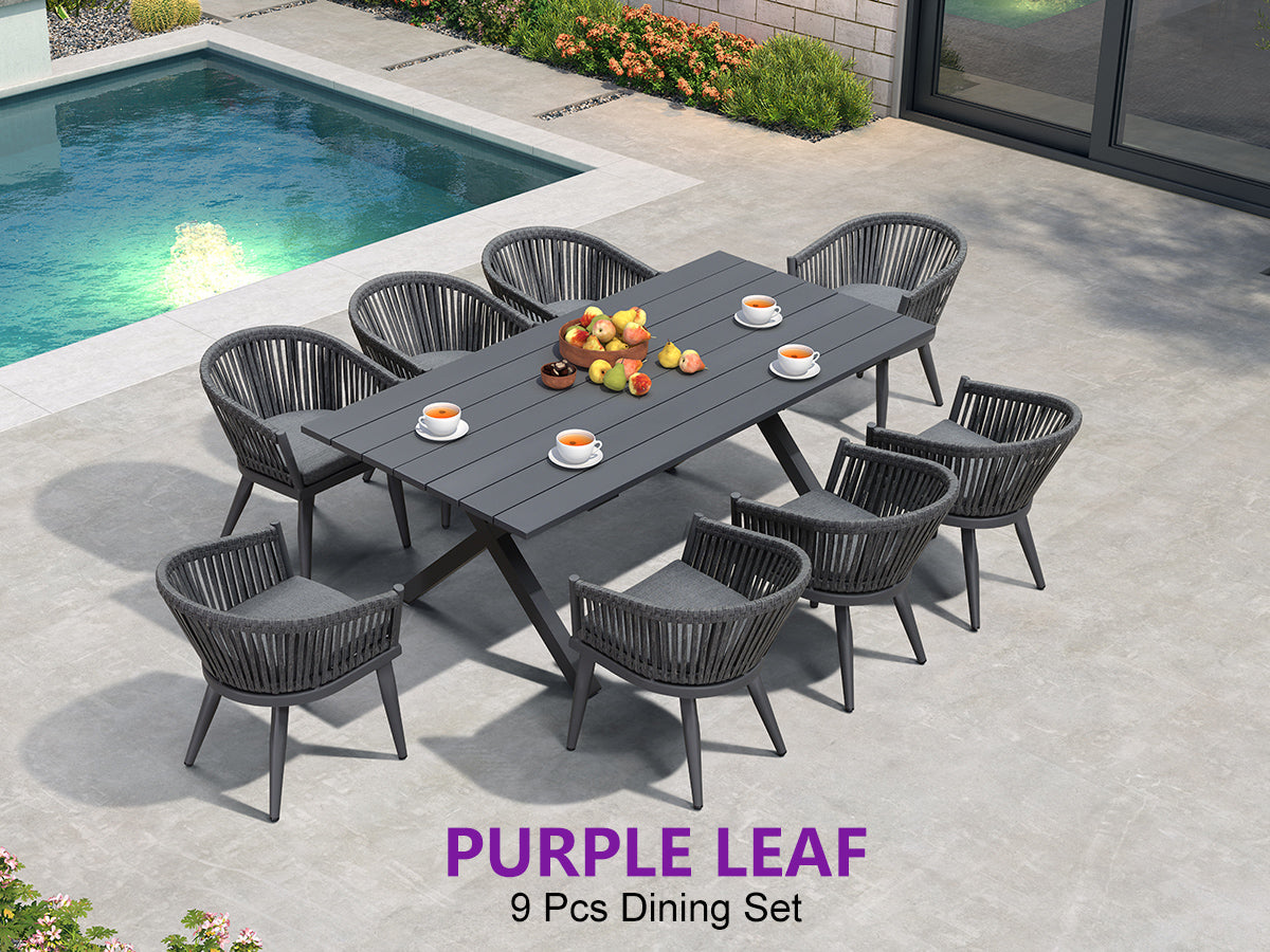 PURPLE LEAF Dining Set