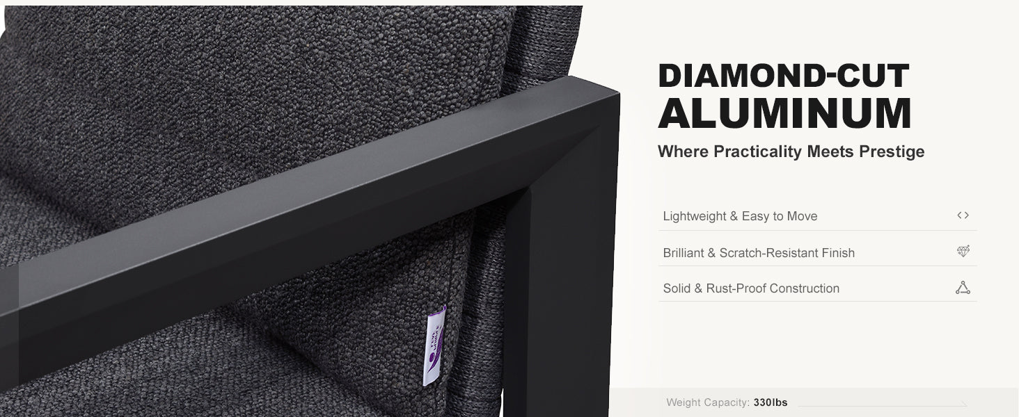 PURPLE LEAF Outdoor Bar Stools