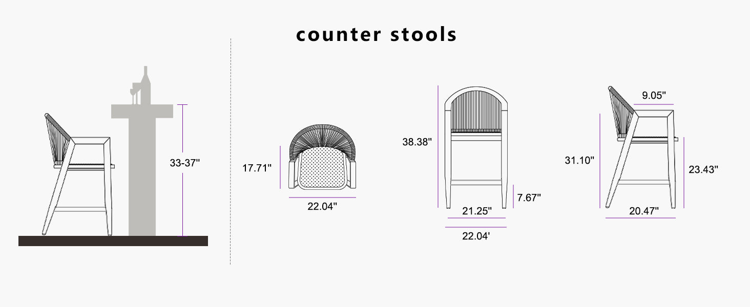 PURPLE-LEAF-Bar-Stools