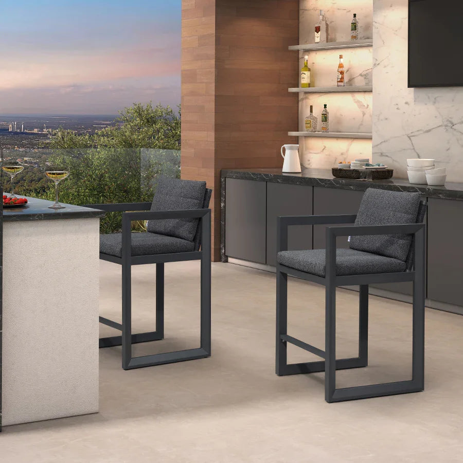 PURPLE LEAF Outdoor Bar Stools