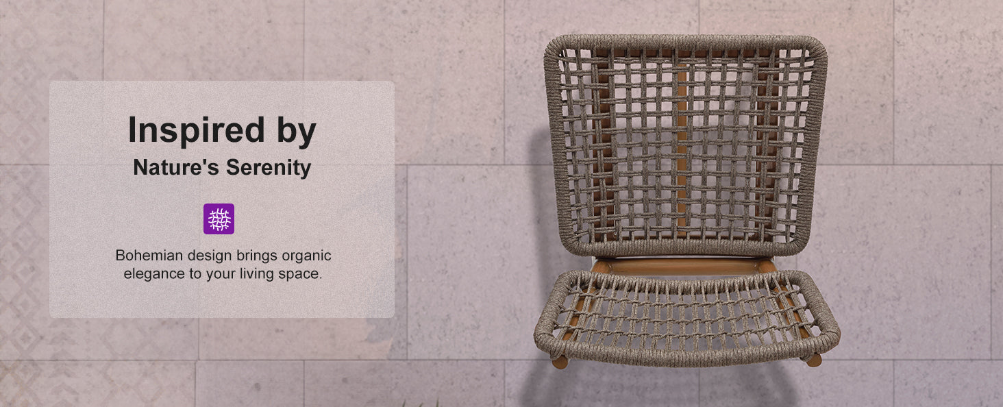 PURPLE LEAF Outdoor Bar Stools