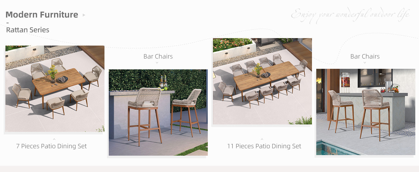 PURPLE LEAF Dining Set