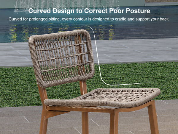 PURPLE LEAF Outdoor Bar Stools