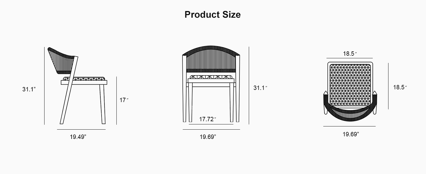 PURPLE LEAF Dining Set