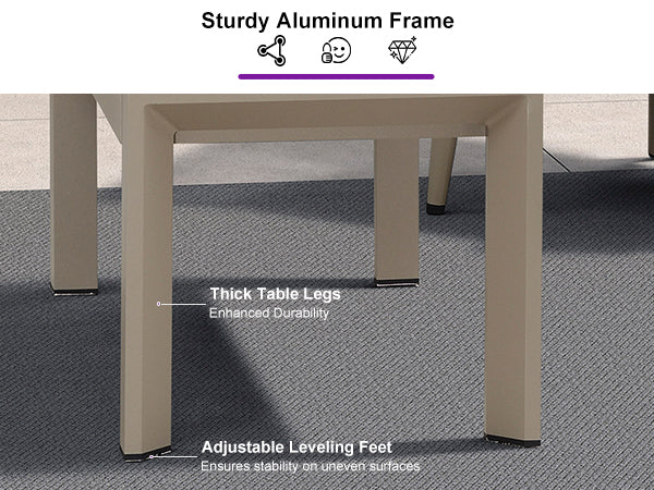 PURPLE LEAF Patio Conversation Set