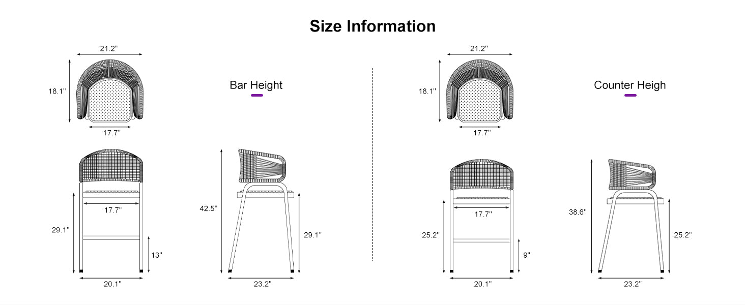 PURPLE-LEAF-Bar-Stools